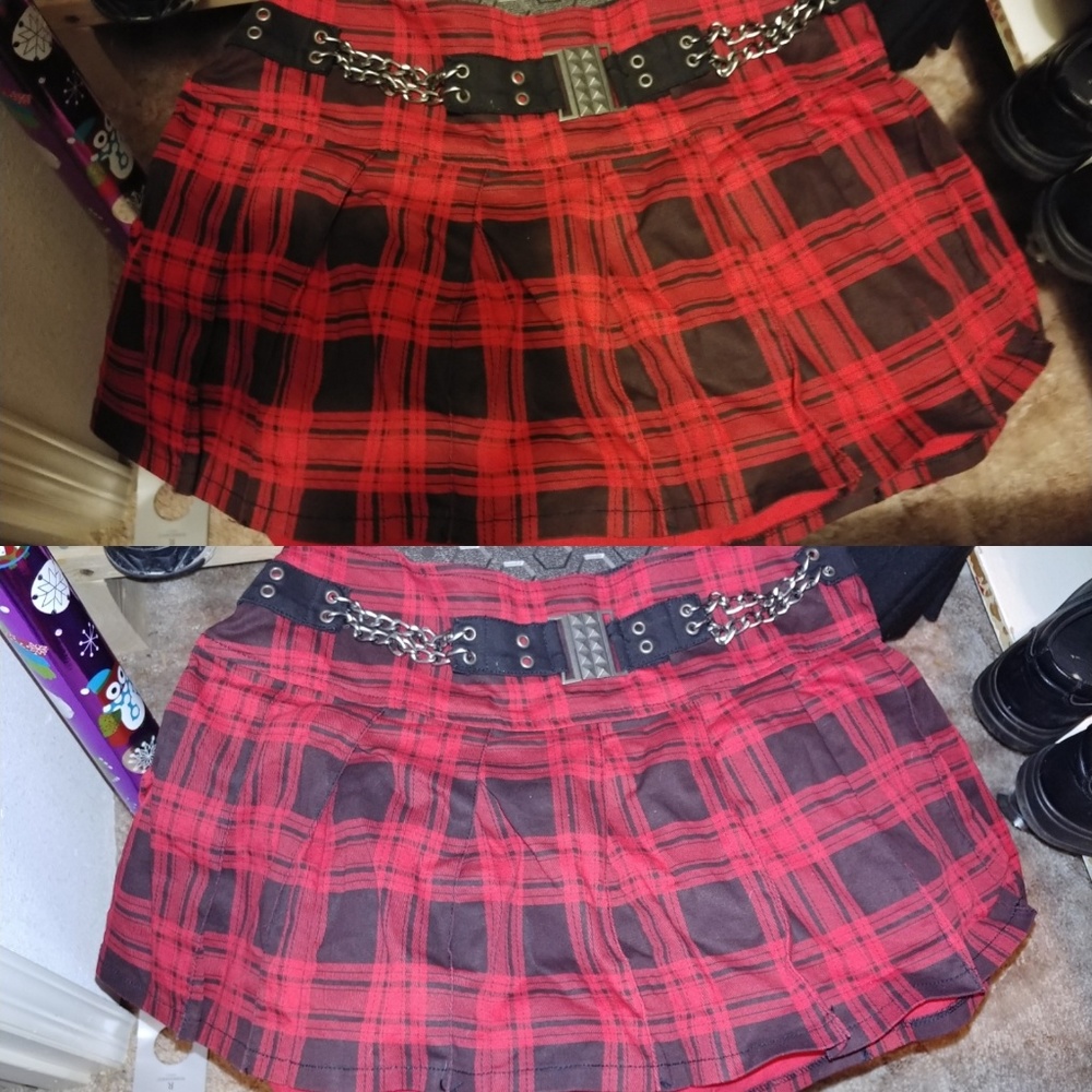 Red/black Authentic Tripp skirt - Picture 2 of 3